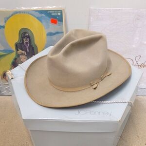 VINTAGE 1943 RESISTOL SELF-CONFORMING 5X BEAVER COWBOY HAT